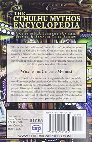 The Cthulhu Mythos Encyclopedia: A Guide to H. P. Lovecraft's Universe