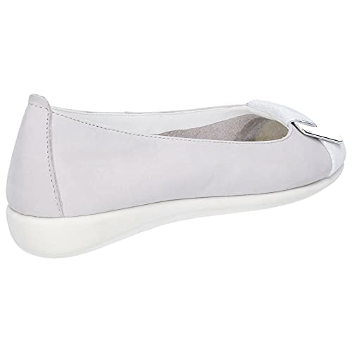 The Flexx - Bailarinas Deportivas de Piel y Cachemir Rise N Curry para Mujer señora (37 EU) (Piedra)