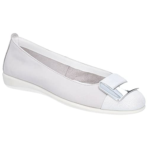 The Flexx - Bailarinas Deportivas de Piel y Cachemir Rise N Curry para Mujer señora (37 EU) (Piedra)