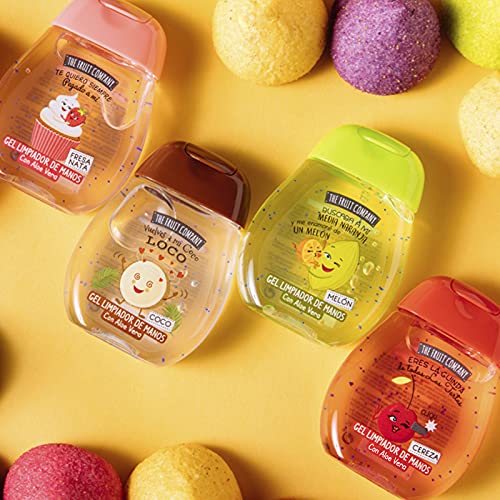 The Fruit Company 26350000 - Gel Limpiadores de Manos 70% Alcohol, 45 ml, 8 ud.