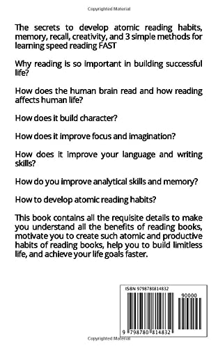 THE POWER OF READING:: Learn How Reading Affects Your Life And Attracts Wealth, Fame And Success. A Powerful Guide To Develop Atomic Habits of Reading. Achieve Growth Mindset And Be Limitless.