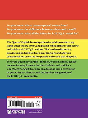 The Queens' English: The LGBTQIA+ Dictionary of Lingo and Colloquial Expressions