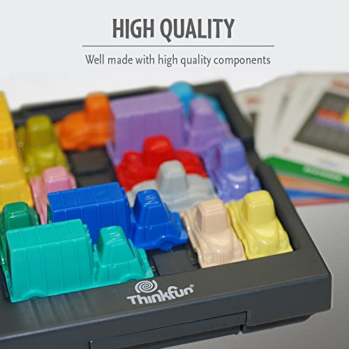 Think Fun 76436, Rush Hour, Juego de Logica, Version Multilingüe, Juegos Educativos, Edad Recomendada 8+