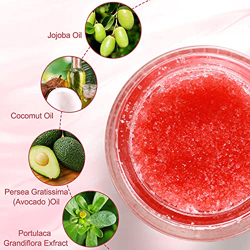 Thnkstaps Lip Exfoliante para Labios Exfoliantes e Hidratantes para Labios Exfoliante Labial Humectante Labio Exfoliante Tratamiento Elimina Eficazmente la Piel Muerta y Repara los Labios, 20g