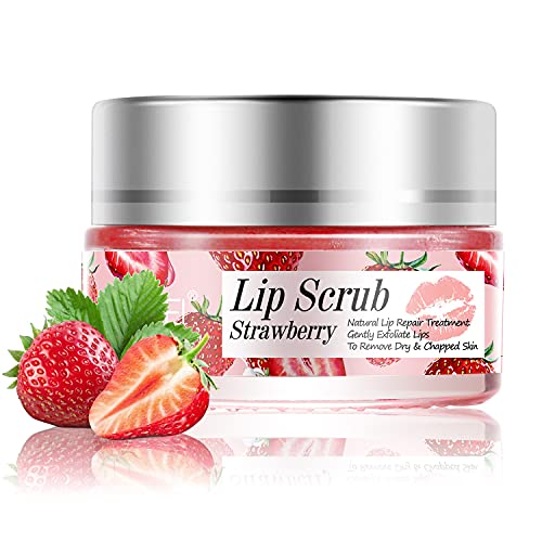 Thnkstaps Lip Exfoliante para Labios Exfoliantes e Hidratantes para Labios Exfoliante Labial Humectante Labio Exfoliante Tratamiento Elimina Eficazmente la Piel Muerta y Repara los Labios, 20g