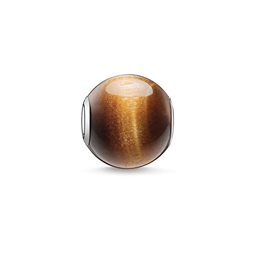 Thomas Sabo Karma Beads, Mujer, cuenta ojo de tigre, Plata de ley 925, K0045-045-2