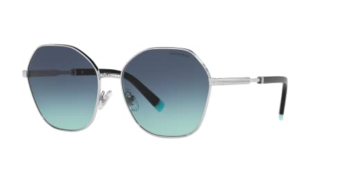 Tiffany & Co. Gafas de Sol TF 3081 Silver/Blue Shaded 59/16/140 mujer