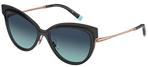 TIFFANY & CO. TF 3076 Negro/Azul Sombreado 57/16/140 Mujeres Gafas De Sol