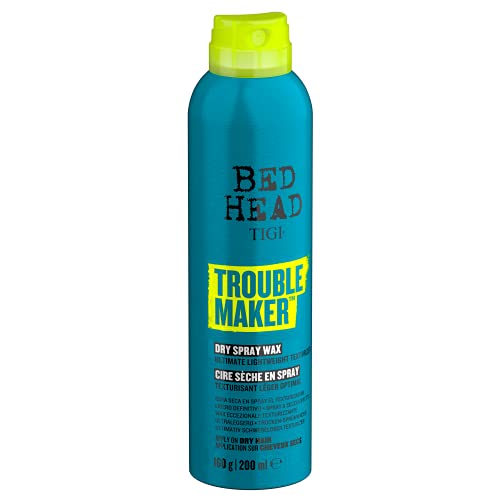 Tigi Bed Head by TIGI - Trouble Maker, cera en espray en seco, para obtener textura, 200 ml