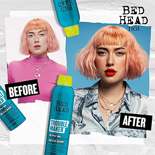 Tigi Bed Head by TIGI - Trouble Maker, cera en espray en seco, para obtener textura, 200 ml