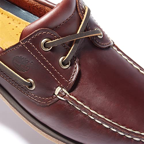 Timberland Classic 2 Eye, Náuticos Hombre, Marrón Rootbeer Smooth, 45 EU