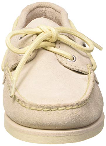 Timberland Classic, Náuticos Mujer, White Suede, 41.5 EU