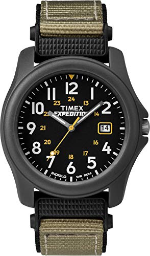 Timex Reloj Analógico para Hombre de Cuarzo con Correa en Tela Expedition T42571