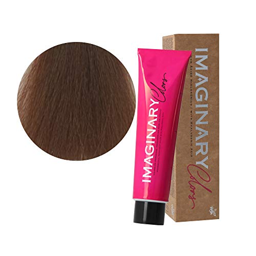 Tinte pelo mujer profesional, Coloración permanente, 100 ml (Rubio oscuro natual 6-0)