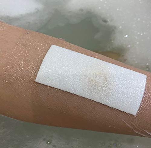 Tiritas estériles autoadhesivas resistentes al agua, sin látex, con borde transparente y almohadilla absorbente 100% algodón, 25 unidades