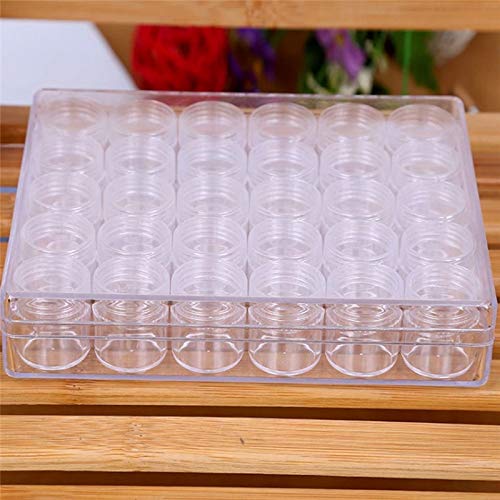 TITA-DONG 30 unids venta al por mayor envase cosmético vacío tarro plástico pote sombra de ojos maquillaje viaje crema crema loción recargable botella caja