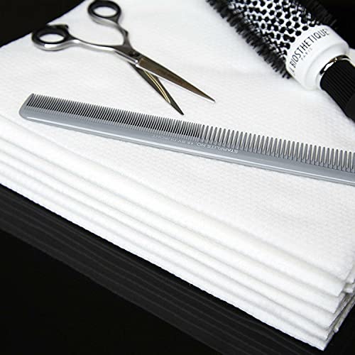 Toallas Desechables Spun-Lace para peluquería y estética. Color Blanco (100, 40 x 80 cm)