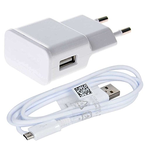 Todobarato24h Cargador 2 en 1 Compatible con Samsung Galaxy J4 2018 / J6 2018 / J8 2018 A7 (2018) / J6 / J6+ / J4 Core / J4+ / J2 Core / J7 Prime / S7 / S7 Edge / A6+ / Tab S2 9.7, Tab S2 8.0