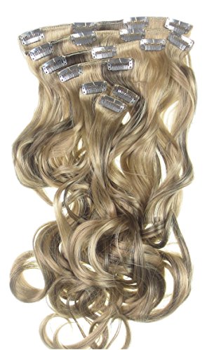 Todos los colores disponibles! Extensión De Pelo De Apariencia Real Ondulado Rubio Ceniza 61 Centímetros De Largo En Nuestro Nuevo Tono Mezcla Rubio Miel Y Castaño