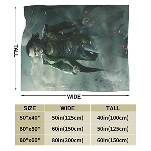 Tom Actor Hiddleston - Manta de franela de forro polar suave para sofá, sofá, sala de estar, 50 x 40 pulgadas