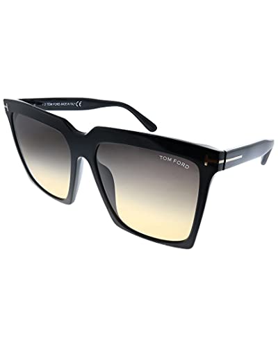 Tom Ford Gafas de Sol SABRINA-02 FT 0764 BLACK/GREY SHADED 58/16/140 mujer