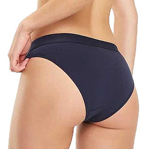 Tommy Hilfiger Briefs B Braguitas con Cintura Elástica y Logo, Azul (Navy Blazer), L para Mujer