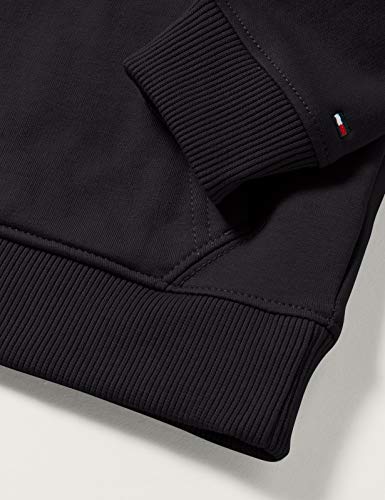 Tommy Hilfiger Essential Hoodie Diseño con Capucha, Black, 6 años para Niños