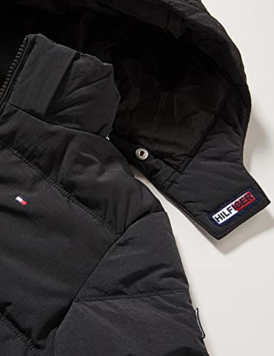 Tommy Hilfiger Essential Padded Jacket Chaqueta, Black, 6 Years para Niños