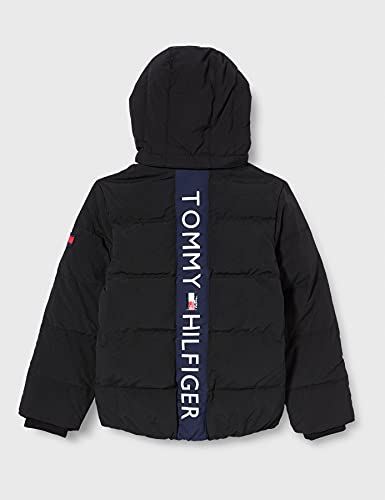 Tommy Hilfiger Essential Padded Jacket Chaqueta, Black, 6 Years para Niños