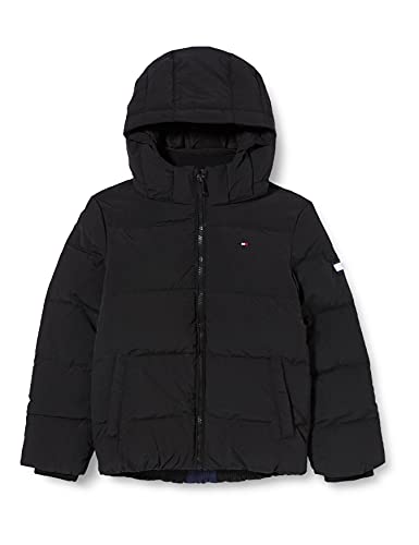 Tommy Hilfiger Essential Padded Jacket Chaqueta, Black, 6 Years para Niños