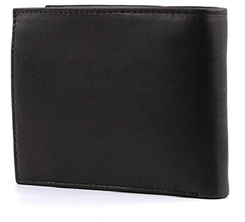 Tommy Hilfiger Eton CC Flap and Coin Pocket, Cartera Hombre^Mujer, Black, OS
