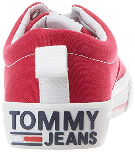 Tommy Hilfiger LowCut Essential Sneaker, Zapatillas Mujer, Rojo (Blush Red Xif), 40 EU