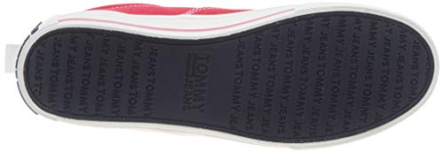 Tommy Hilfiger LowCut Essential Sneaker, Zapatillas Mujer, Rojo (Blush Red Xif), 40 EU
