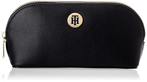 Tommy Hilfiger Miel, Accesorio Billetera de Viaje para Mujer, Black, Talla única