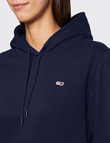 Tommy Hilfiger Tjw Regular Fleece Hoodie Sudadera, Azul (Twilight Navy), XS Mujer