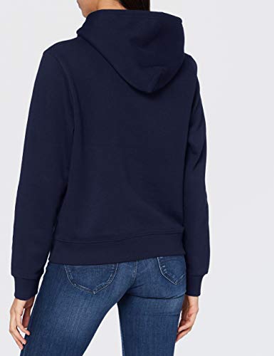 Tommy Hilfiger Tjw Regular Fleece Hoodie Sudadera, Azul (Twilight Navy), XS Mujer