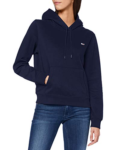 Tommy Hilfiger Tjw Regular Fleece Hoodie Sudadera, Azul (Twilight Navy), XS Mujer