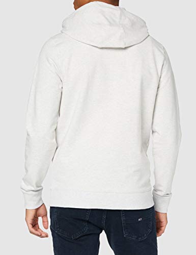 Tommy Jeans TJM Tommy Chest Graphic Hoodie Pantalones, Gris plateado, 24-28 para Hombre