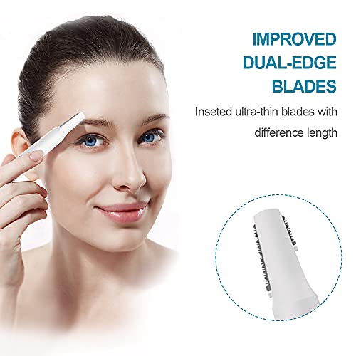TOUCHBeauty Recortador de orejas de nariz eléctrico, Recortador de cejas, Depiladora Cejas, todo en un depilador para mujeres, tecnología de afeitar sin dolor AG-1458