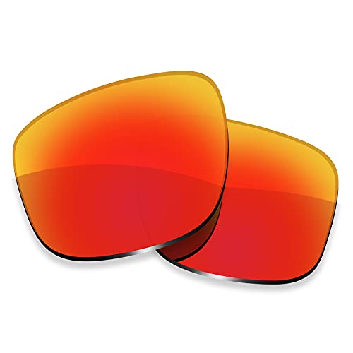 ToughAsNails Lentes polarizadas de repuesto para Oakley Sliver OO9262 Sunglass - Más opciones, Naranja Fuego, Talla única