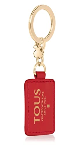 TOUS 2001594617 Llavero Square Plate Rojo