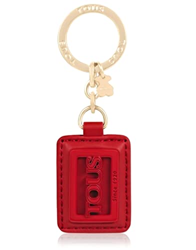 TOUS 2001594617 Llavero Square Plate Rojo