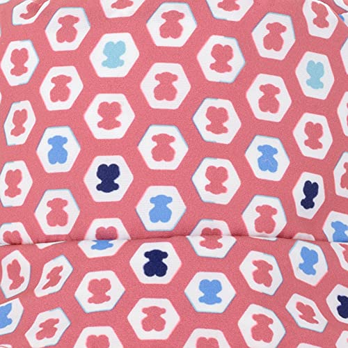 TOUS BABY - Gorro de Playa para tu Bebé. Estampado Exagon. s (Coral, 3 años)