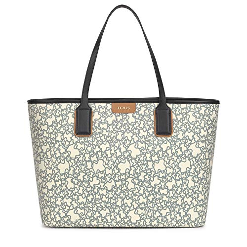 TOUS Capazo grande Kaos Mini beige y negro con neceser