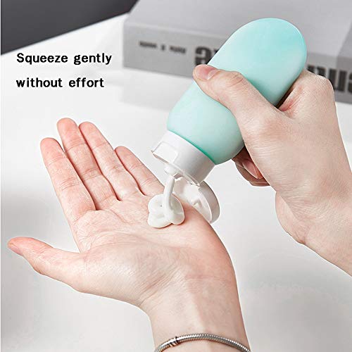 Travel Bottles Set,Travel Bottles Set For Toiletries,Travel Bottles Containers Set,for Cosmetics,Shampoo,Lotion,Conditioners,Cream,Perfume,Silicone Travel Containers For Toiletries,Portable,Leakproof,