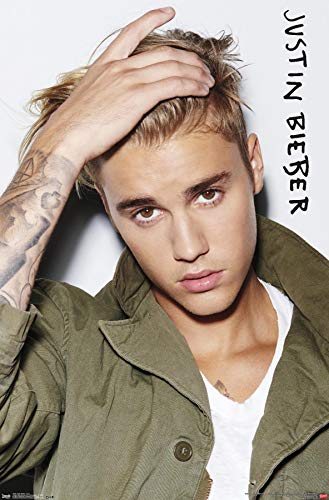 Trends International Justin Bieber - Póster de pared (37,4 x 56,8 cm), diseño de ojos
