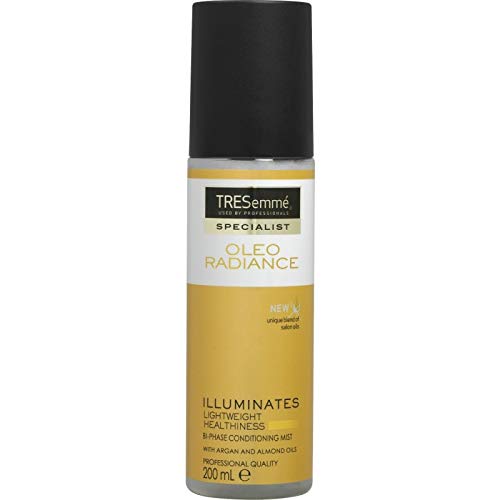TRESemme Oleo Radiance Bi-Phase - Acondicionador con aceite de argán y almendra, 4 unidades de 200 ml