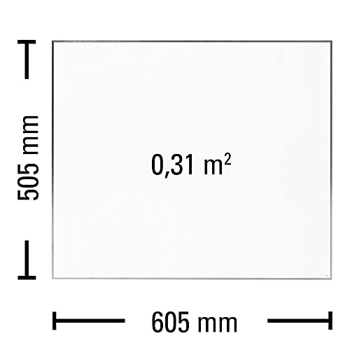 TROTEC TIH 300 S Calefactor Eléctrico por infrarrojo (TÜV) Calefacción por Infrarrojos, ultraplano, calefacción de Pared, Fuente de Calefacción de 300 vatios
