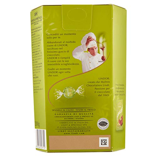 TRUFAS DE CHOCOLATE CON PISTACHO LINDOR - CAJA DE 200G LINDT