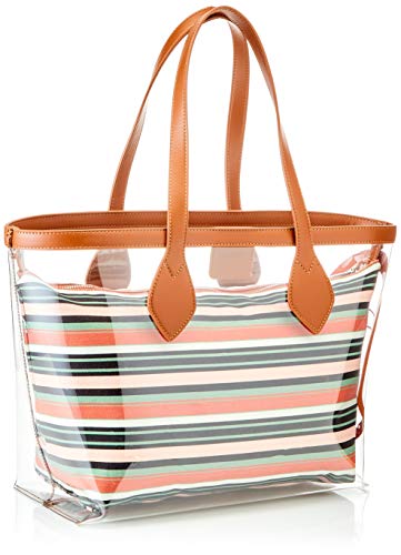 Trussardi Jeans, Logo Pop Shopper para mujer, n.º Marrón Size: NR